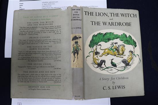 Lewis, Clive Staples - The Lion, The Witch and The Wardrobe, 1st reprint, illustrated by Pauline Baynes,